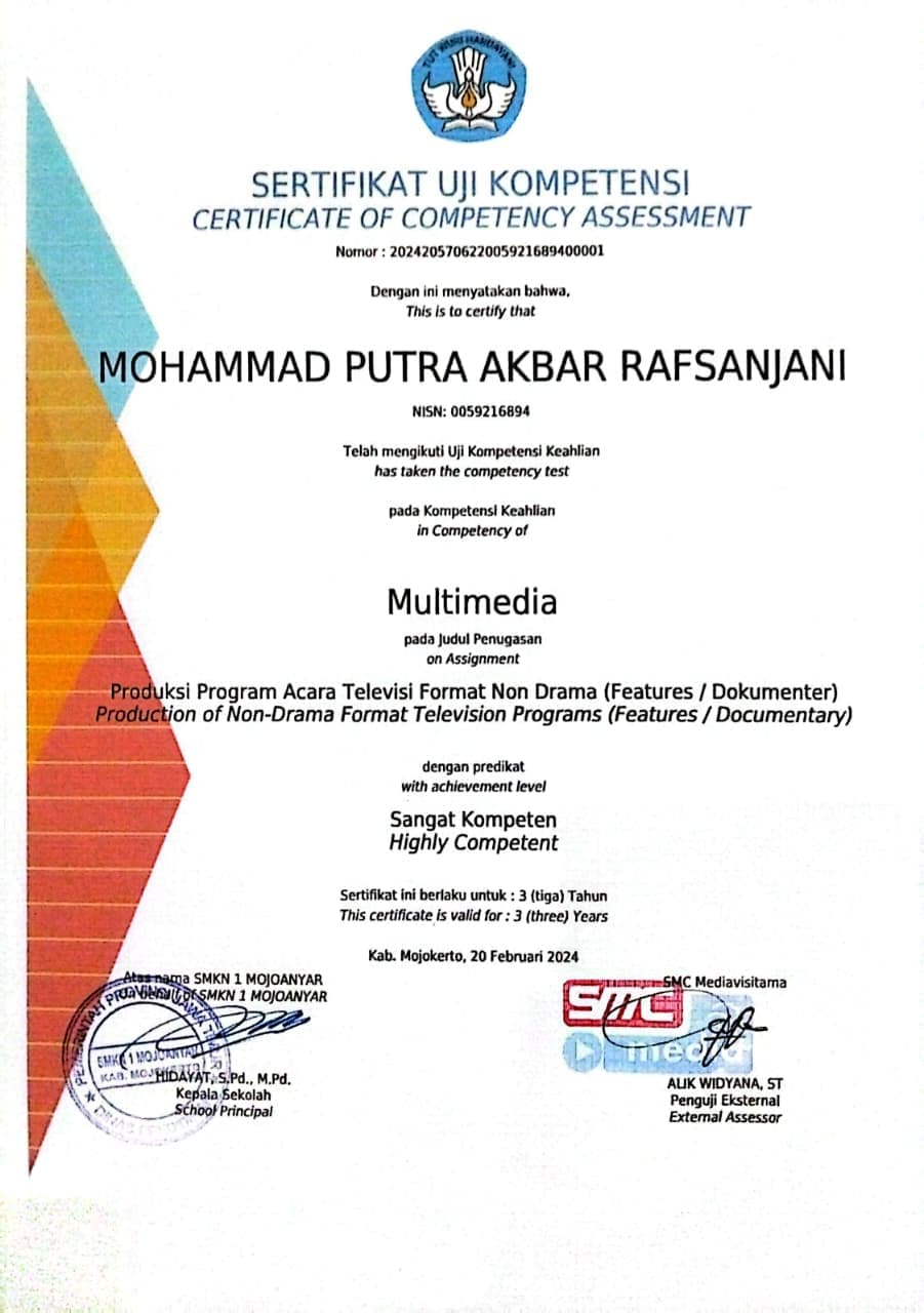 Uji Kompetensi Multimedia